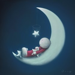 My Lucky Stars by Doug Hyde - Original Pastel on Board sized 25x25 inches. Available from Whitewall Galleries
